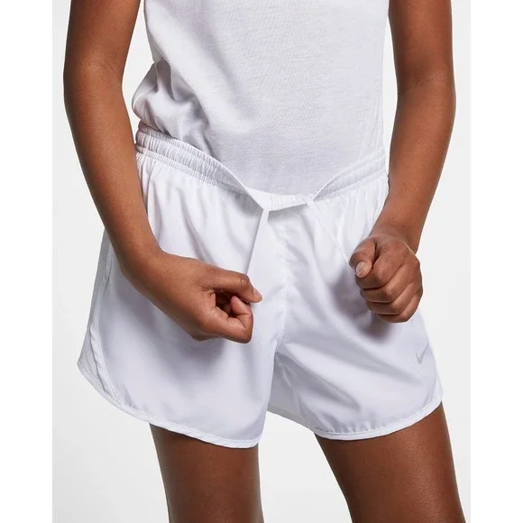 Nike Tempo Big Kids Girl's Dri-FIT Running Shorts White Size XL 848196-102 - Picture 4 of 5